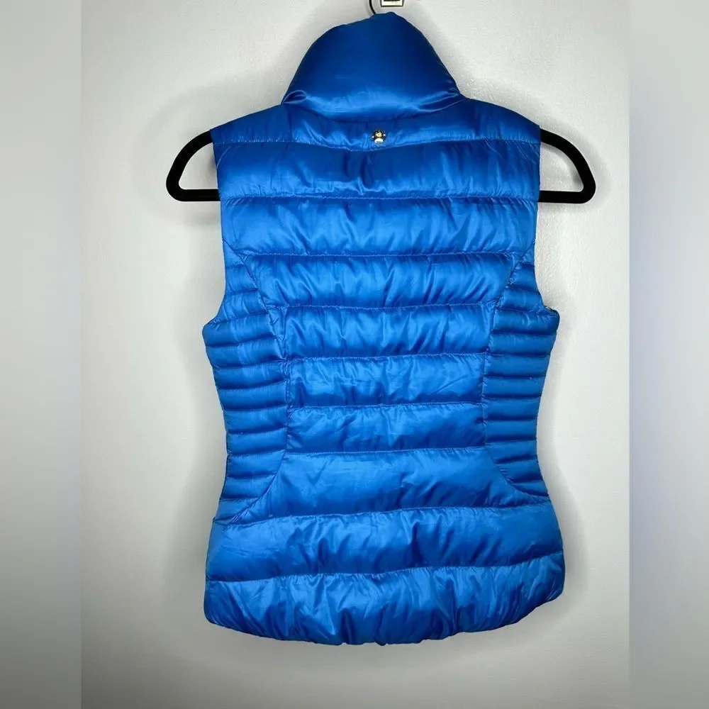 NWT Lilly Pulitzer Allie Packable Down Puffer Vest Brewster Blue Size XS - Picture 4 of 9